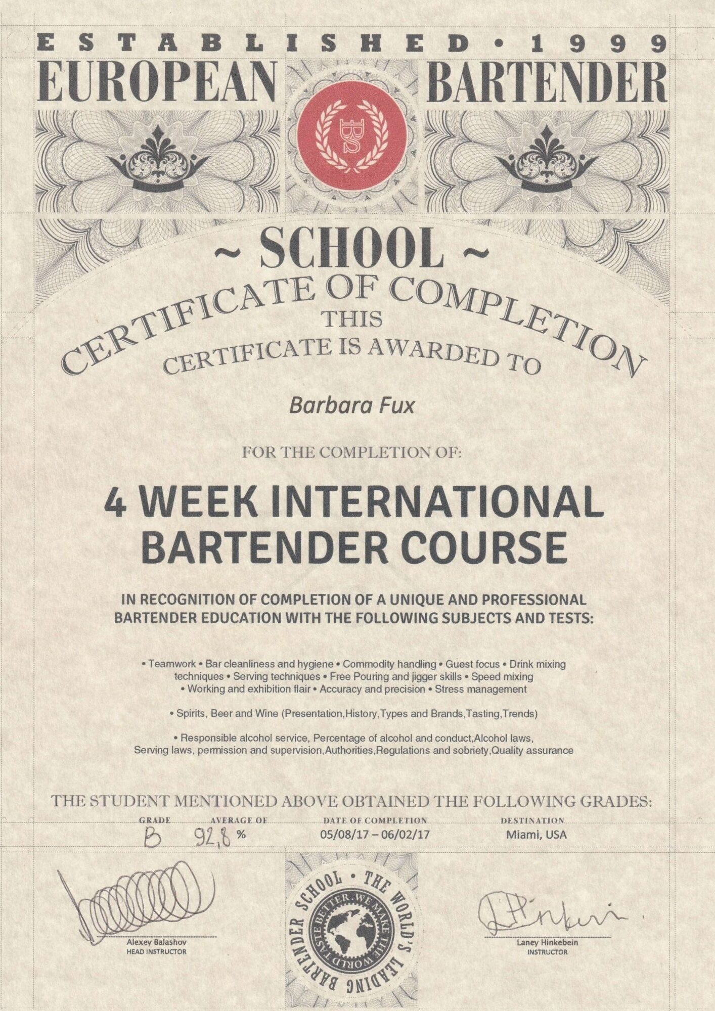 Zertifikat_EBS_Bartending